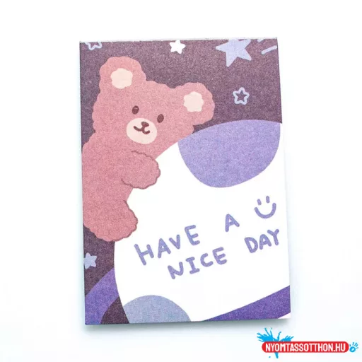 Bolygóközi állatkák öntapadós jegyzettömb