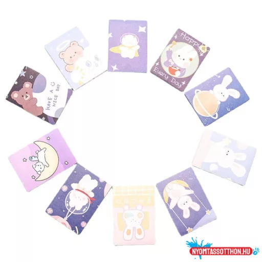 Bolygóközi állatkák öntapadós jegyzettömb