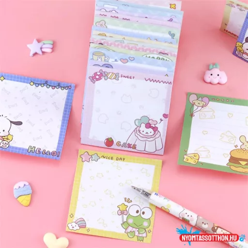 Nice day cuki állatkás öntapadós jegyzettömb