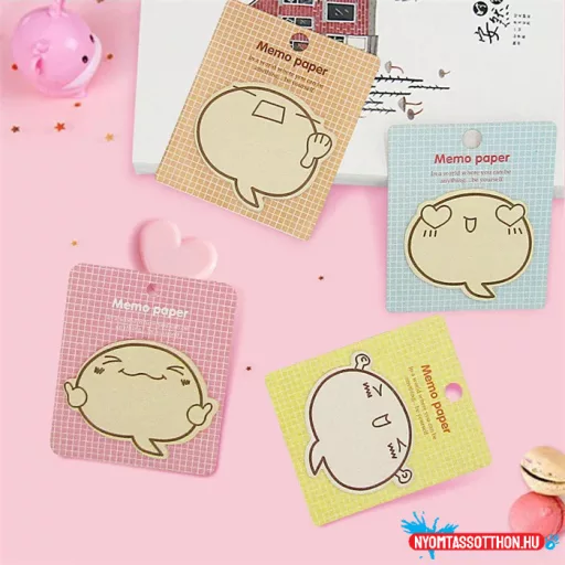 Hangulatos szövegbuborék öntapadós jegyzettömb