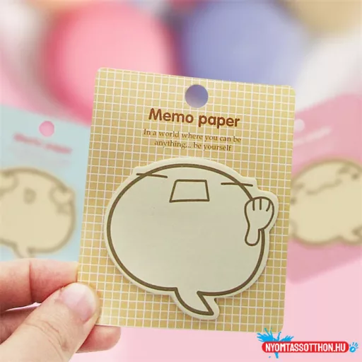 Hangulatos szövegbuborék öntapadós jegyzettömb