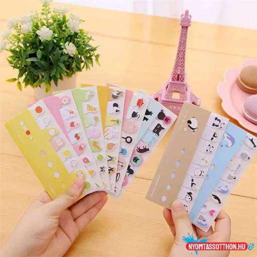 Kawaii állatkás oldaljelölő szett 2