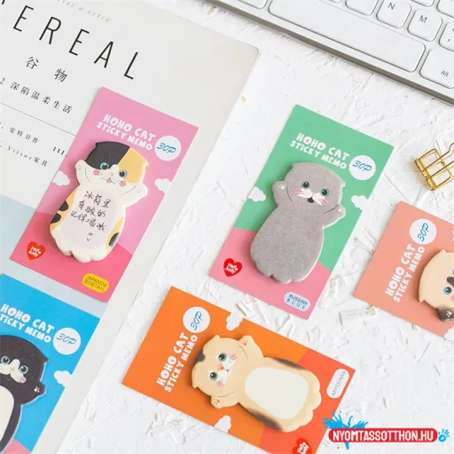 HOHO Cat öntapadós jegyzettömb