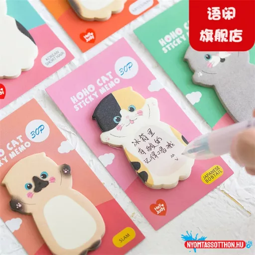 HOHO Cat öntapadós jegyzettömb