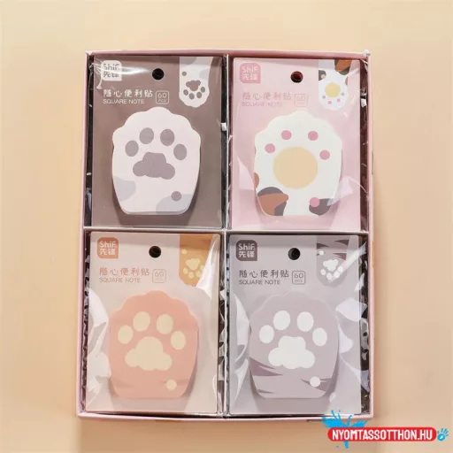 Cicamancs öntapadós jegyzettömb