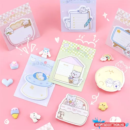 Kawaii, formás öntapadós jegyzettömb