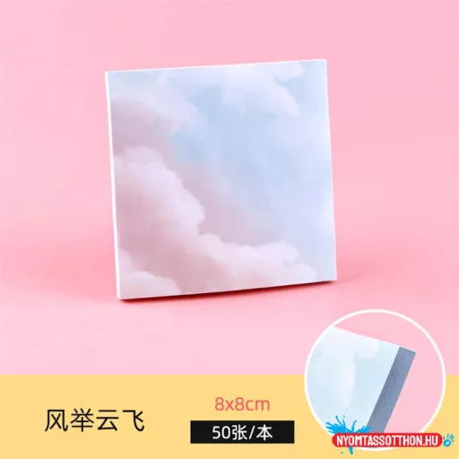 Pasztell felhők öntapadós jegyzettömb