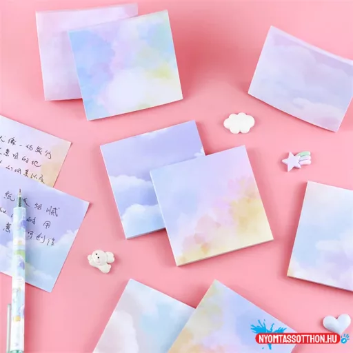 Pasztell felhők öntapadós jegyzettömb