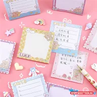 Cuki maci keretes öntapadós jegyzettömb