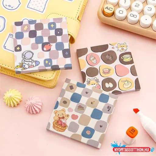 Többszínű cuik öntapadós jegyzettömb