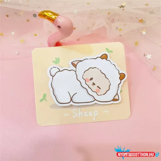 Hasonfekvő cuki állatkák öntapadós jegyzettömb