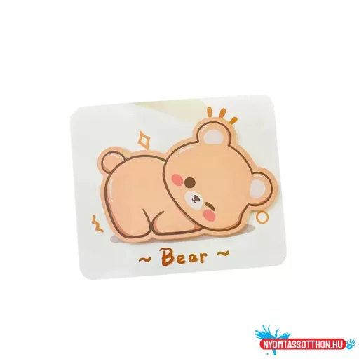 Hasonfekvő cuki állatkák öntapadós jegyzettömb