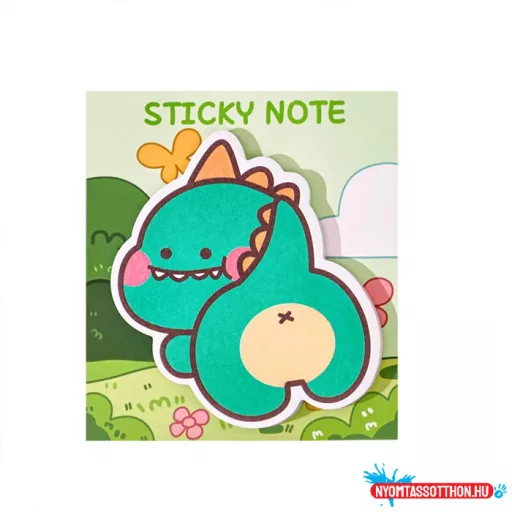 Kawaii dinos öntapadós jegyzettömb