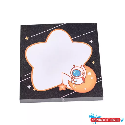 Asztronauta mintás öntapadós jegyzettömb