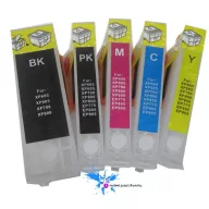   Epson T2631 -T2635 (26) kompatibilis újratölthető tintapatron szett (tinta nélkül)