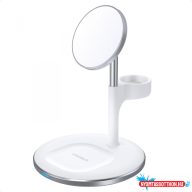   Choetech 15W (3-1ben, Wireless mobil, mágneses gyorstöltő), töltő