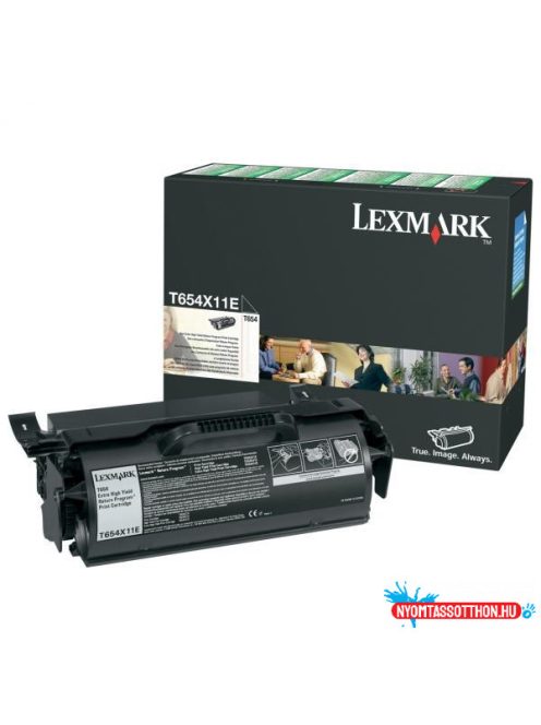 Lexmark T654/656 Extra High Return Toner 36.000 oldal (Eredeti) T654X11E