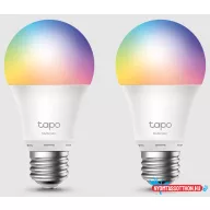 TP-LINK Tapo L530E(2-pack) Smart WiFi Light Bulb, Multicolor