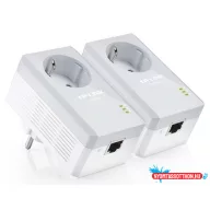 TP-LINK TL-PA4010P AV600 Passthrough Powerline Starter Kit