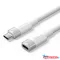 Vention USB-C 3.2/M -> USB-C 3.2/F, 1m,(hosszabbító, fehér, Gen2, 10Gbps), kábel