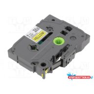   Utángyártott BROTHER TZe611 szalagkazetta 6mm x 8m sárga alapon fekete felirat