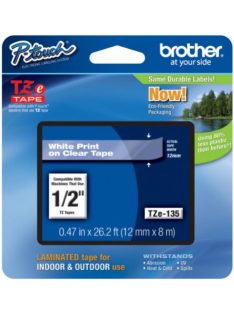 Brother TZe135 szalagkazetta (Eredeti) Ptouch