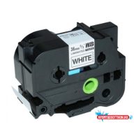   Utángyártott BROTHER TZe261 szalagkazetta 36 mm x 8 m fehér alapon fekete felirat