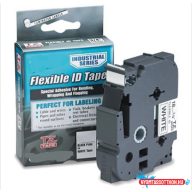   Utángyártott BROTHER TZe335 szalagkazetta 12mm x 8m fekete alapon fehér felirat IK