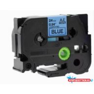   Utángyártott BROTHER TZe551 szalagkazetta 24 mm x 8m kék alapon fekete felirat