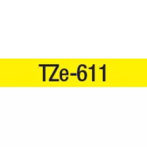Brother TZe611 szalagkazetta (Eredeti) Ptouch