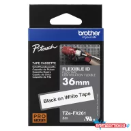 Brother TZe-FX261 36 mm széles 8m hosszú szalagkazetta