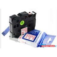   Utángyártott BROTHER TZeS641 szalagkazetta 18mm x 8m sárga alapon fekete felirat IK