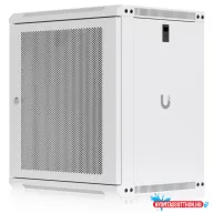   Ubiquiti UACC-RACK-12U-WALL-450-P 19" 12U 635x550x450mm MAX:50kg perforált ajtós fehér fali rack szekrény