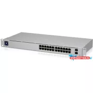   Ubiquiti UniFi USW-24 24port GbE LAN 2xGbE SFP port L2 menedzselhető switch