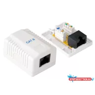 RAIN UTA6110 Cat.6 UTP 1 portos öntapadós fali aljzat
