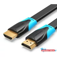 VENTION KÁBEL Lapos HDMI Kábel 2M Black