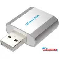 Vention USB, (külső, ezüst), hangkártya