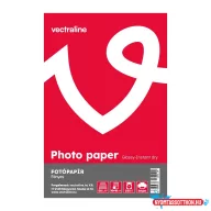 Fotópapír VECTRALINE 10x15 inkjet fényes 255 g 50 lapos tintasugaras nyomtatókhoz