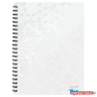 Spirálfüzet vonalas LEITZ Wow A/4 80 lapos fehér