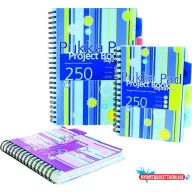 Spirálfüzet vonalas PUKKA PAD A/5 125 lapos Project regiszteres