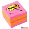Öntapadós jegyzettömb 3M Post-it LP2051P 51x51mm mini kocka vegyes pink 400 lap