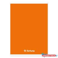   Füzet vonalas FORTUNA Monocolor A/5 32 lapos 21-32 4-8.osztályos narancssárga