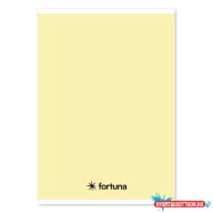   Füzet vonalas FORTUNA Monocolor A/5 32 lapos 21-32 4-8.osztályos pasztell sárga