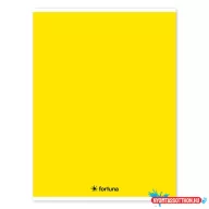 Füzet vonalas FORTUNA Monocolor A/4 32 lapos 81-32 sárga