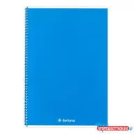   Spirálfüzet vonalas FORTUNA Monocolor A/5 70 lapos sötétkék