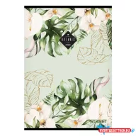 Füzet kockás STREET A/4 54 lapos Botanic
