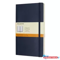 Jegyzetfüzet vonalas MOLESKINE QP616B20 "L" puhafedeles zafirkék