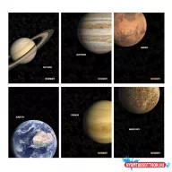 Füzet kockás STREET A/4 54 lapos Planets
