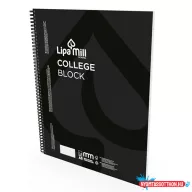 Spirálfüzet vonalas LIPAMILL A/5 70 lapos College block