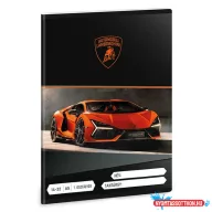 Füzet vonalas ARS UNA A/5 32 lapos 14-32 1.osztályos Lamborghini narancssárga